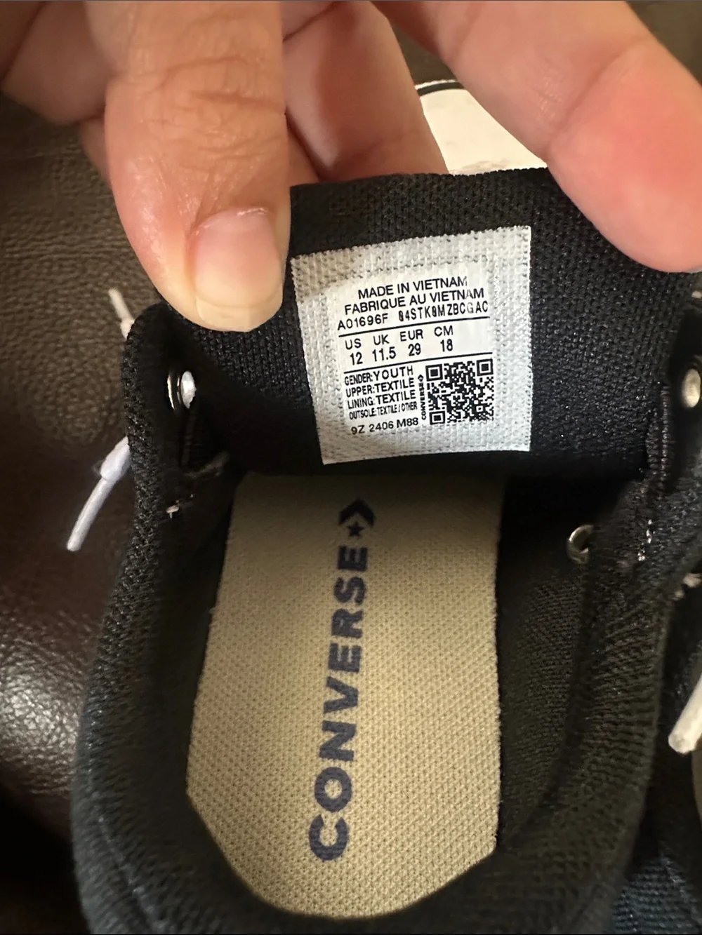 Converse Black & White Low Top Sneakers